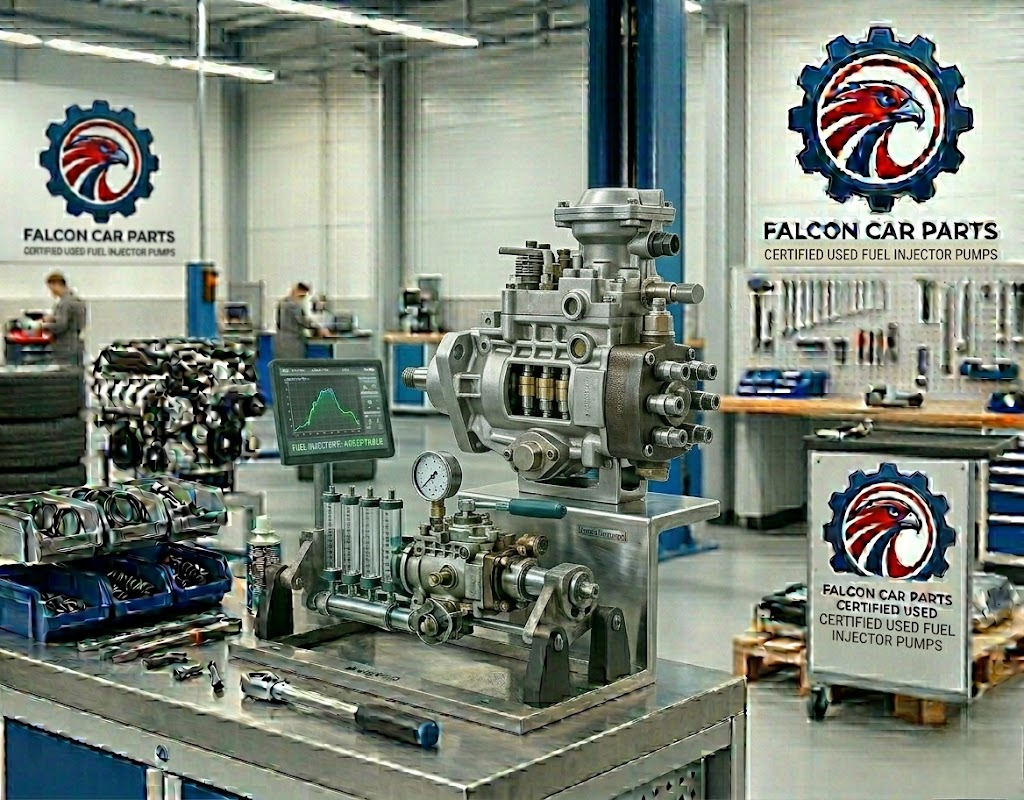 Tested used fuel injector pump with clean ports and verified OEM part number