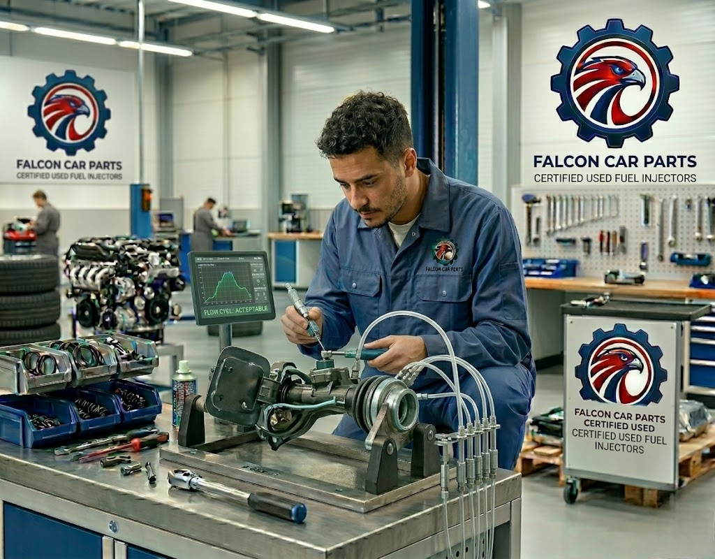 Tested used fuel injector with clean nozzle and verified OEM part number