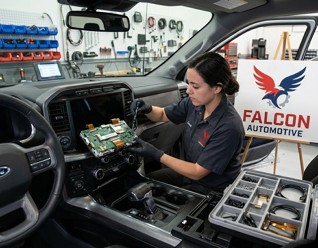Tested used GPS navigation screen showing clear display and intact connectors