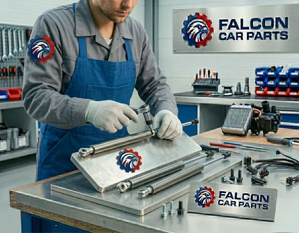 Tested used OEM hood shocks with clean chrome rods and connectors