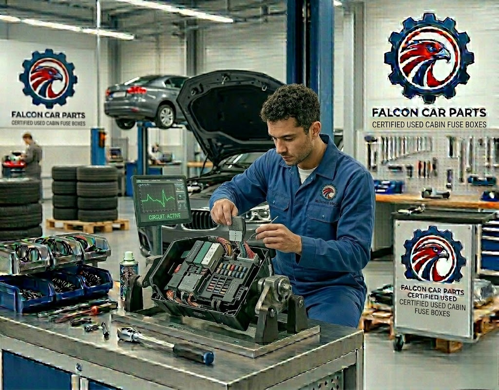 Tested used cabin fuse box with clean terminals and verified part number