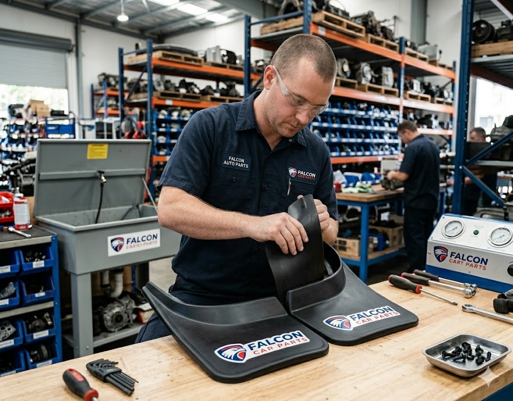 Quality inspected used OEM mud flaps and splash guards