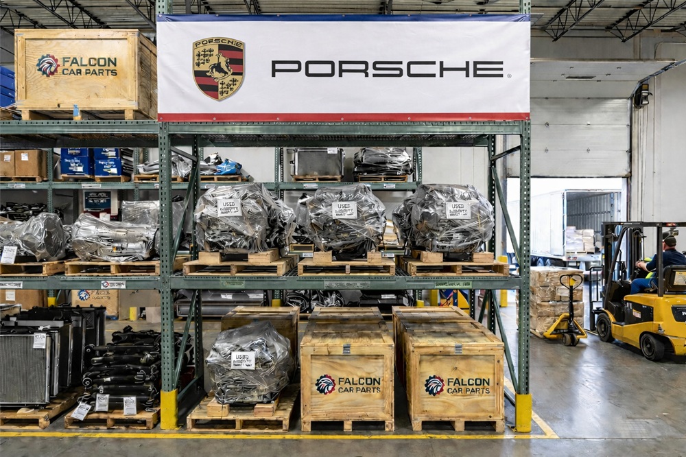 High quality used Porsche car parts inventory