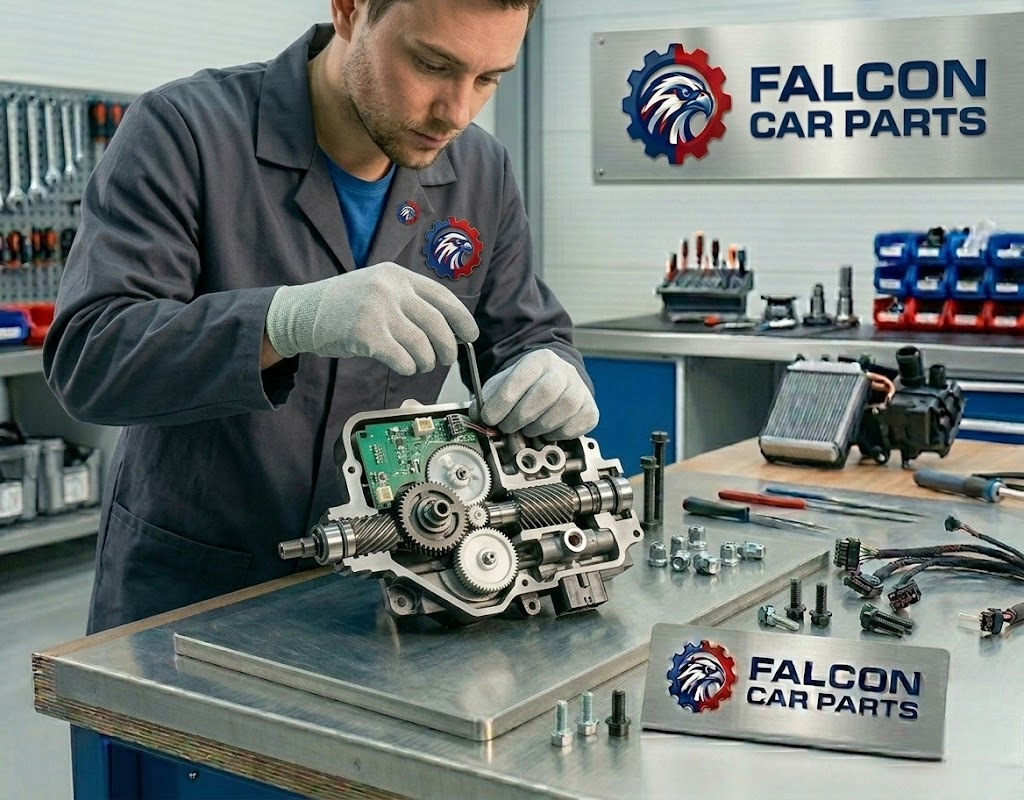 Technical inspection of a used OEM power steering gear box