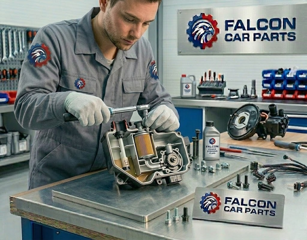 Technical inspection of a used OEM power steering reservoir