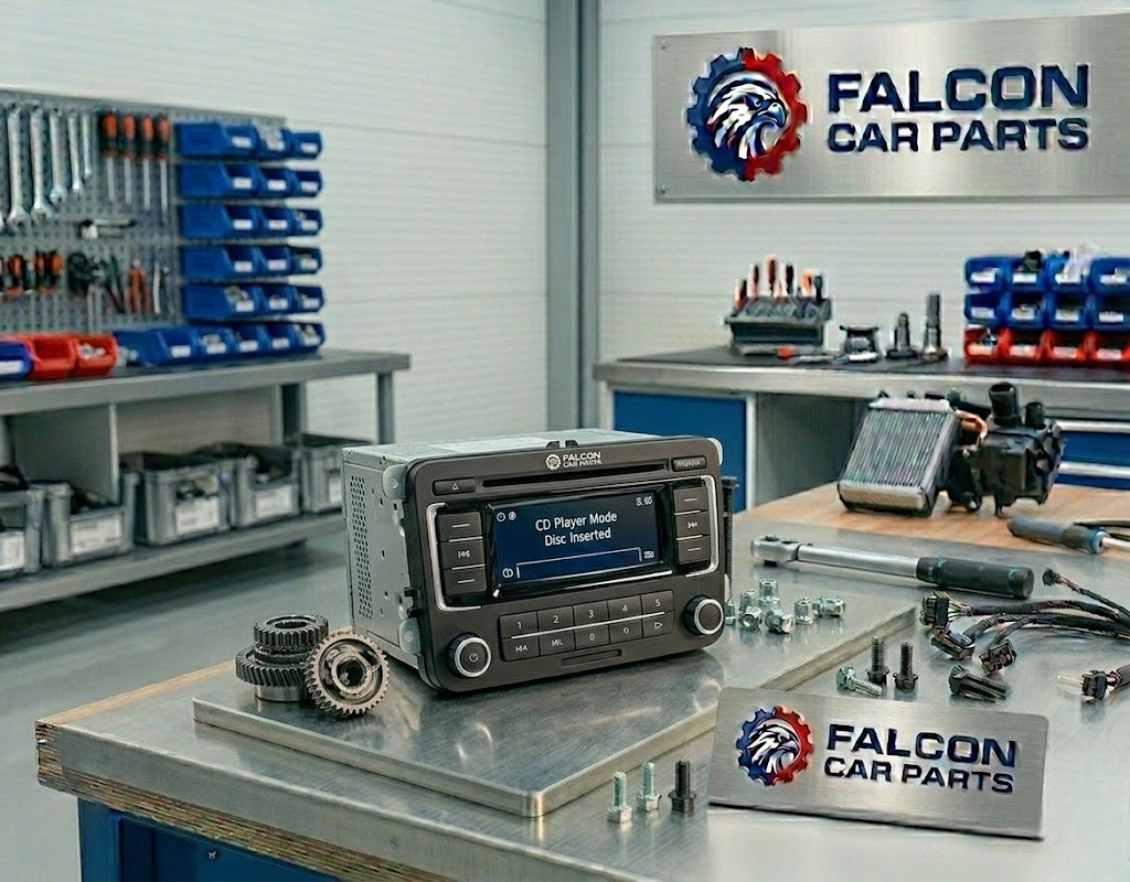 Technical inspection of a used OEM car radio CD player