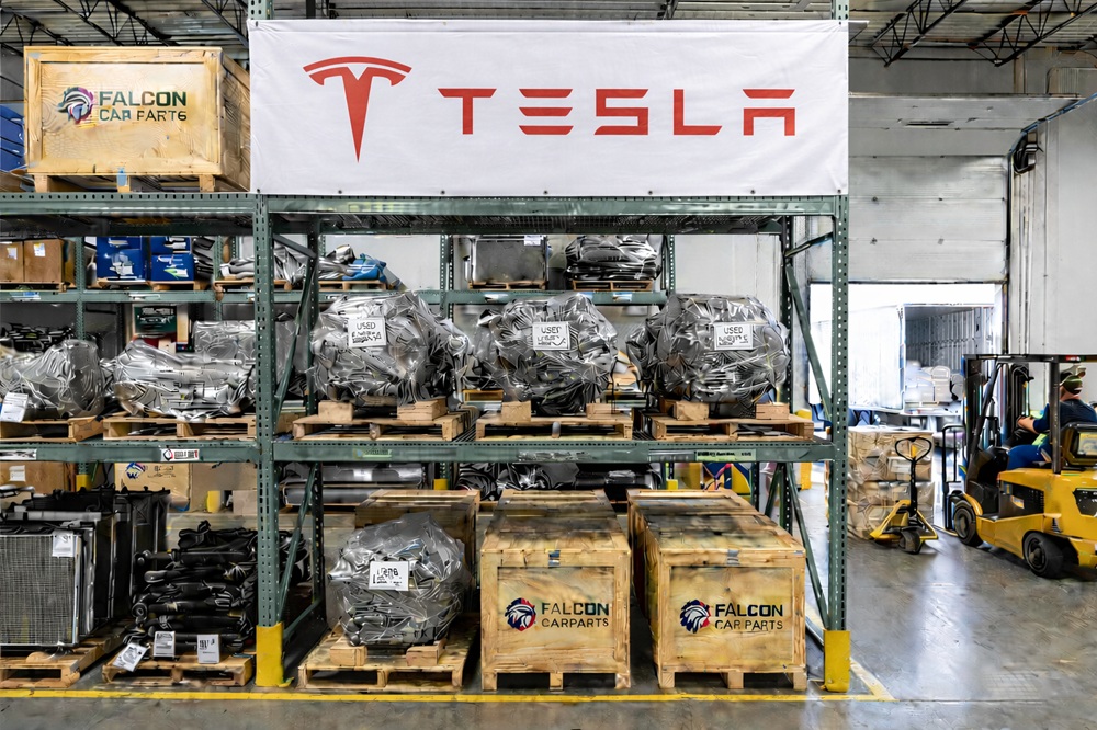 High quality used Tesla EV parts inventory