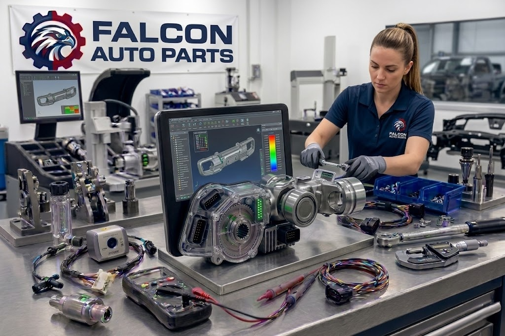 Technical inspection of a rear bumper valance