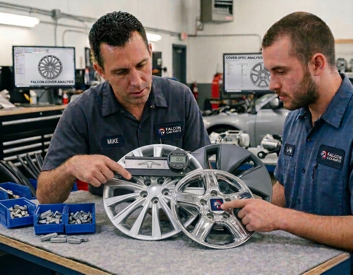 Collection of inspected OEM wheel covers